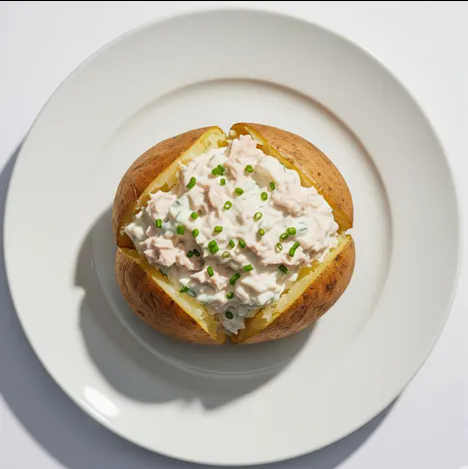 Baked Potato With Tuna Mayo 