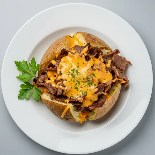 Baked Potato With Doner 