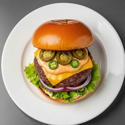 Mexican Hot Chilli Burger 