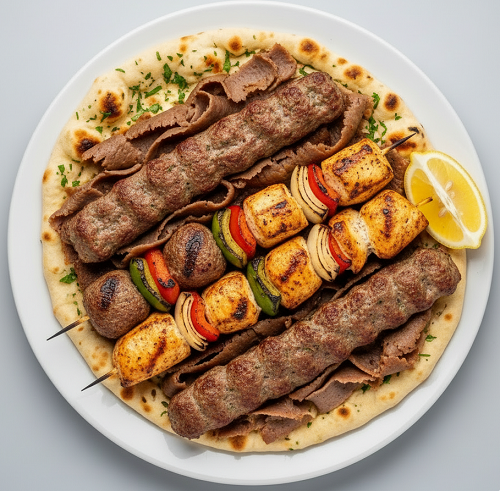 Egyptian Special Naan Box Kebab 